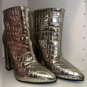 Gold Booties